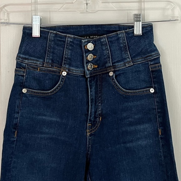 Veronica Beard Katherine Corset High Rise Waist Skinny Jeans Size 24 New - Picture 4 of 15